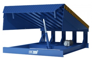 Dock-levelers with rotating ramp